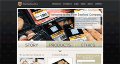 Desktop Screenshot of fineseafood.co.uk